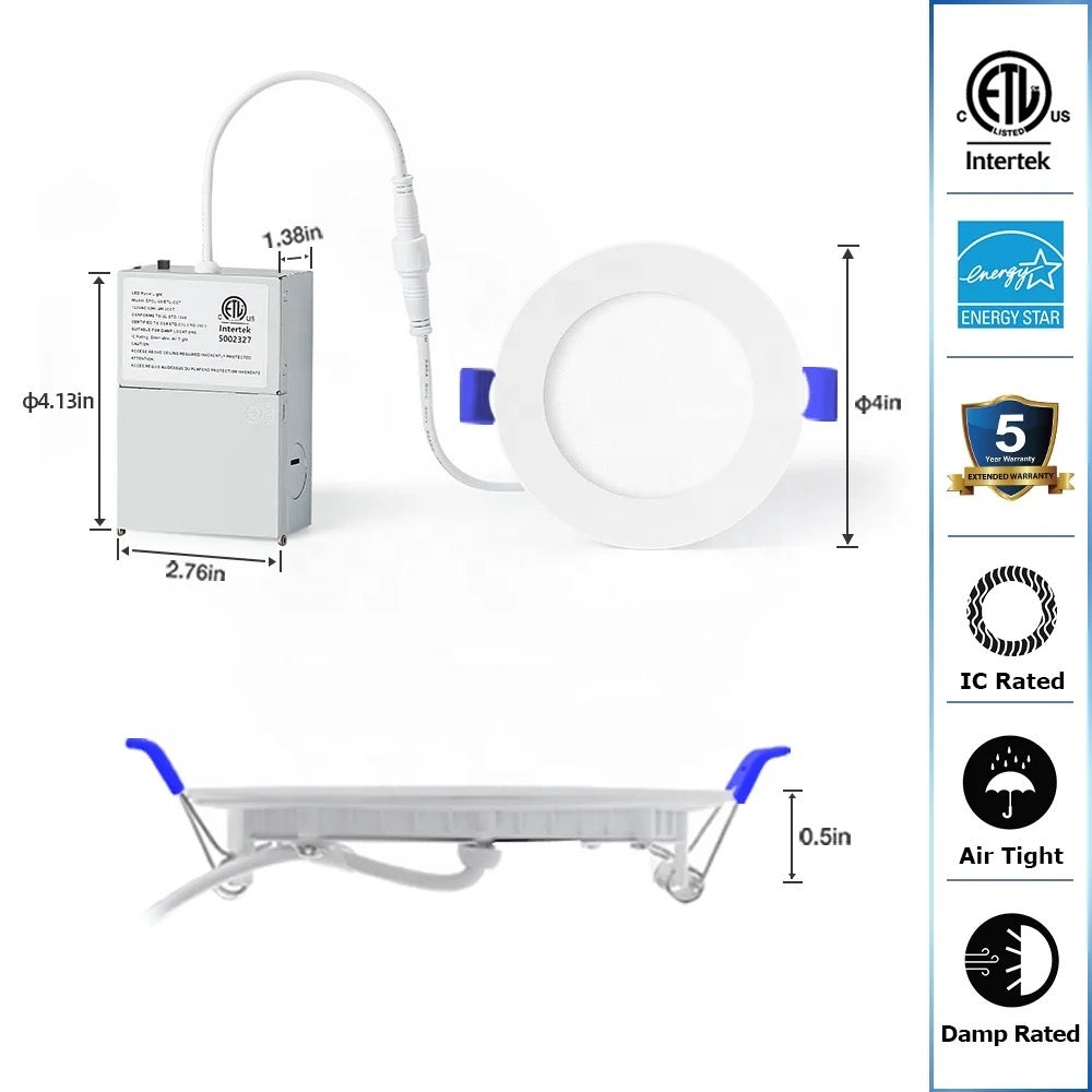 LED RECESSED LIGHT 4 INCH ROUND